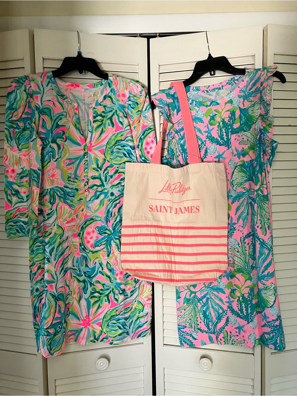 NWT Lot of 2 Lilly Pulitzer Dresses + Limited Edition Tote Bag
